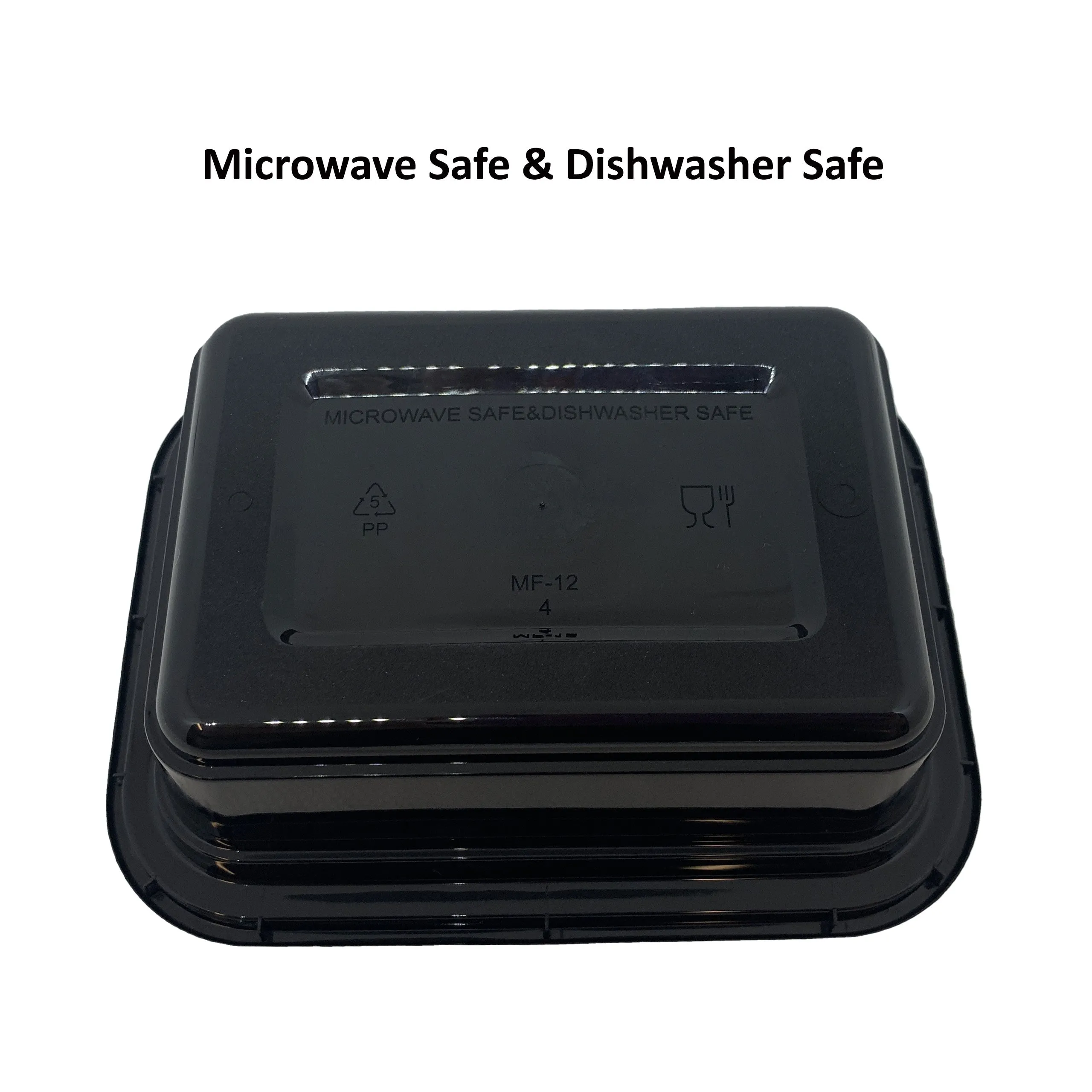 32oz Rectangle Food Containers Meal Prep Microwavable Reusable Plastic BPA Free