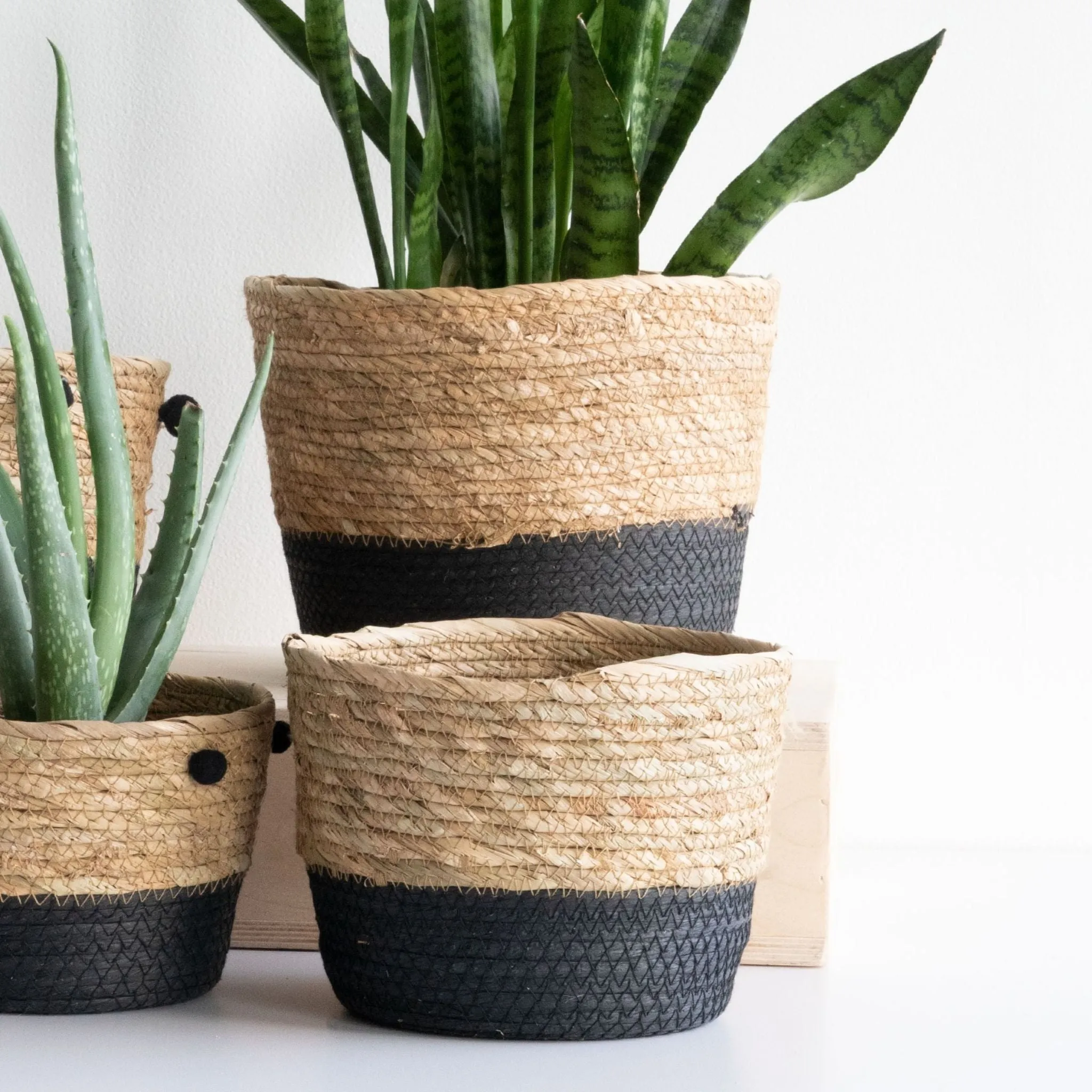 Aldis Natural Baskets Large, Set Of 2