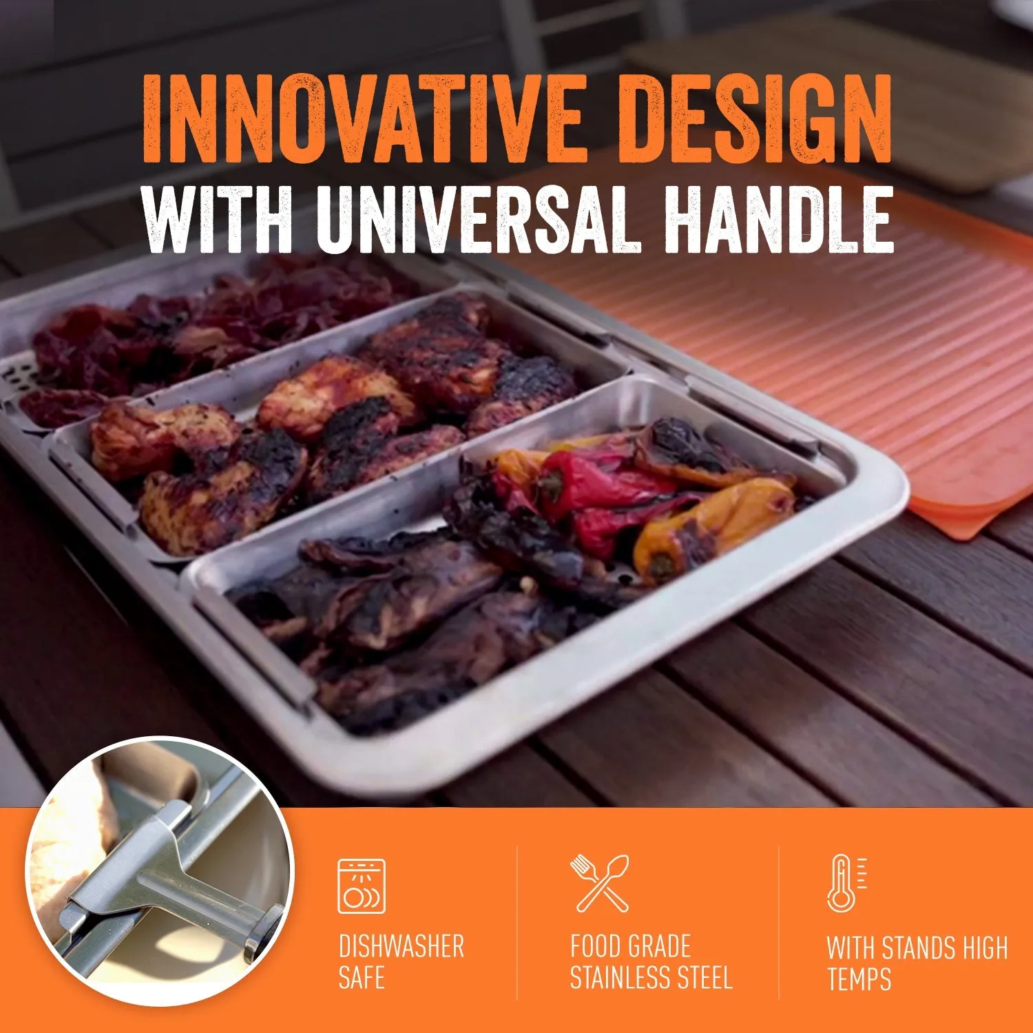 BBQ 'N Serve™ Premium Basket Set: 7 Piece