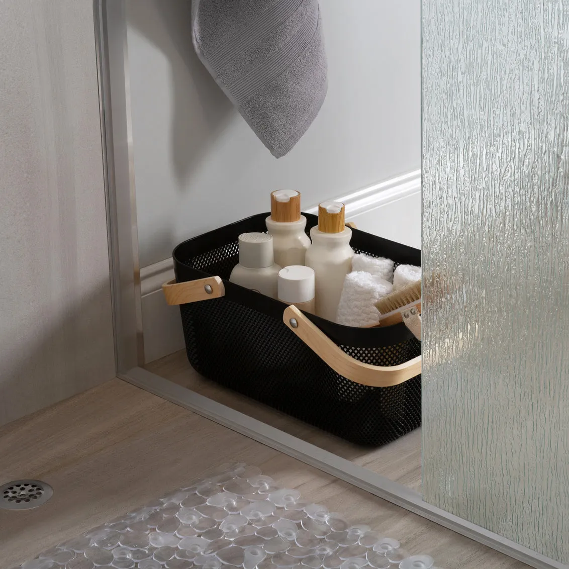 Black Mesh Storage Baskets (2 Sizes)