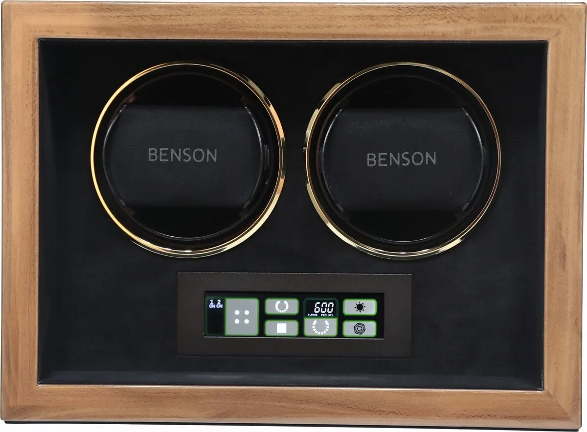 BSN Watch Winder Compact Double 2.WAG Brown