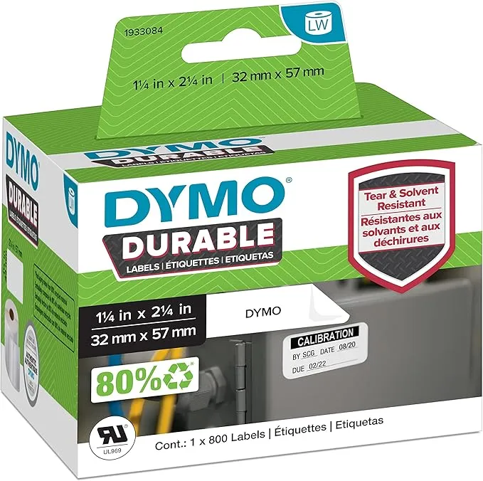 DYMO DURABLE LABELS 32MM X 57MM - (DY2112289)