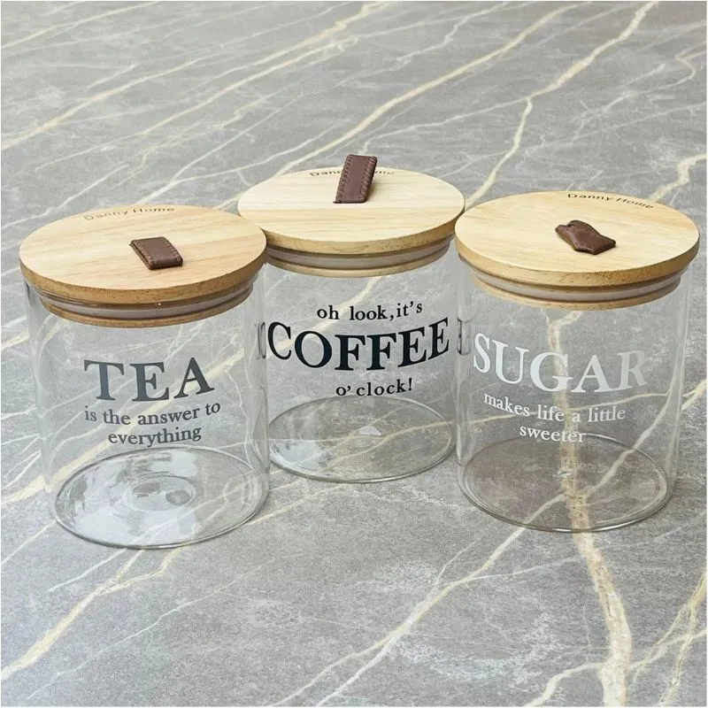 Glass Canister Set 3pcs 750ml