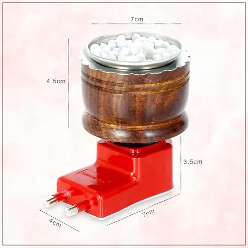 GLUN® Multipurpose Camphor and Essential Oil Burner, Aroma Diffuser Burner for Fragrance with Switch On/Off Button Pack of 1