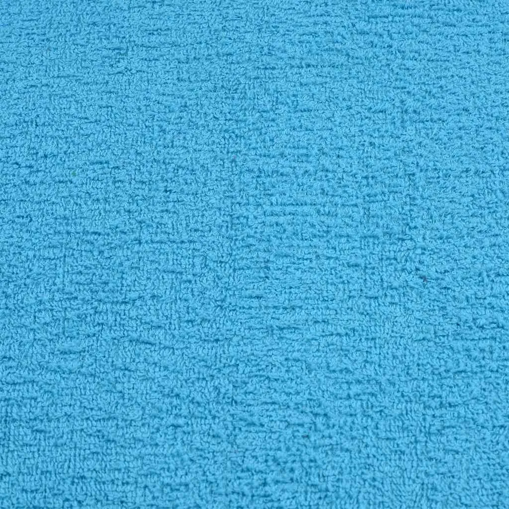 Guest Towels 10 pcs Turquoise 30x50 cm 360 gsm 100% Cotton