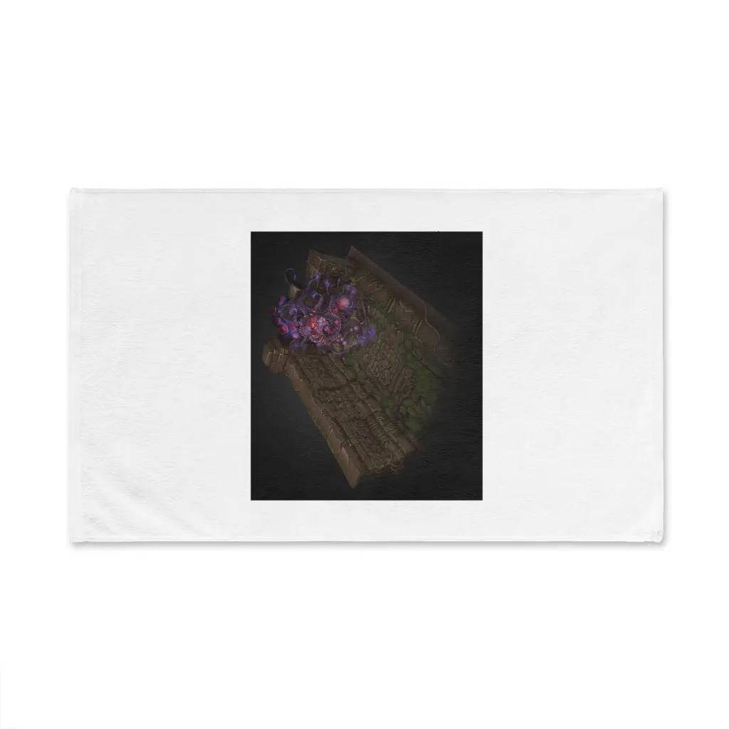 Hand-Painted Environment Art Hand Towel