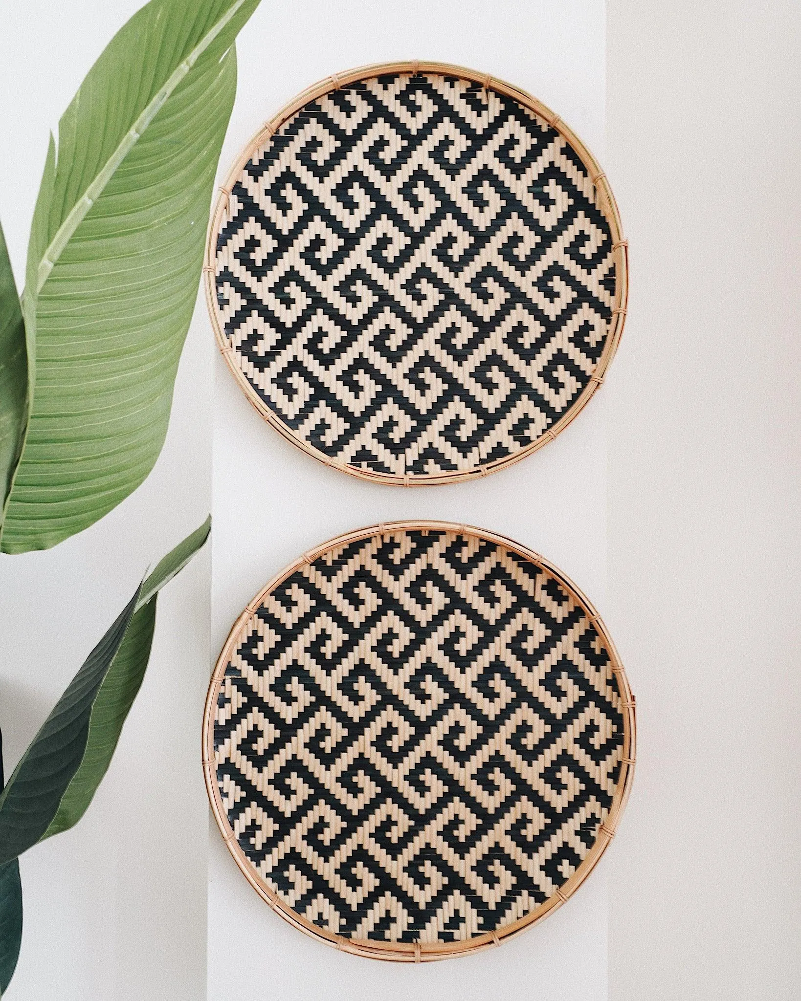 Iyara Basket Wall Hanging Set of 2