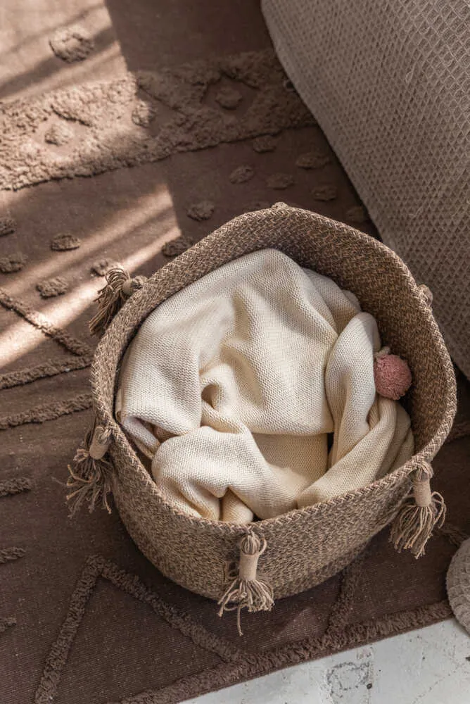 Lorena Canals Basket Woody Soil Brown