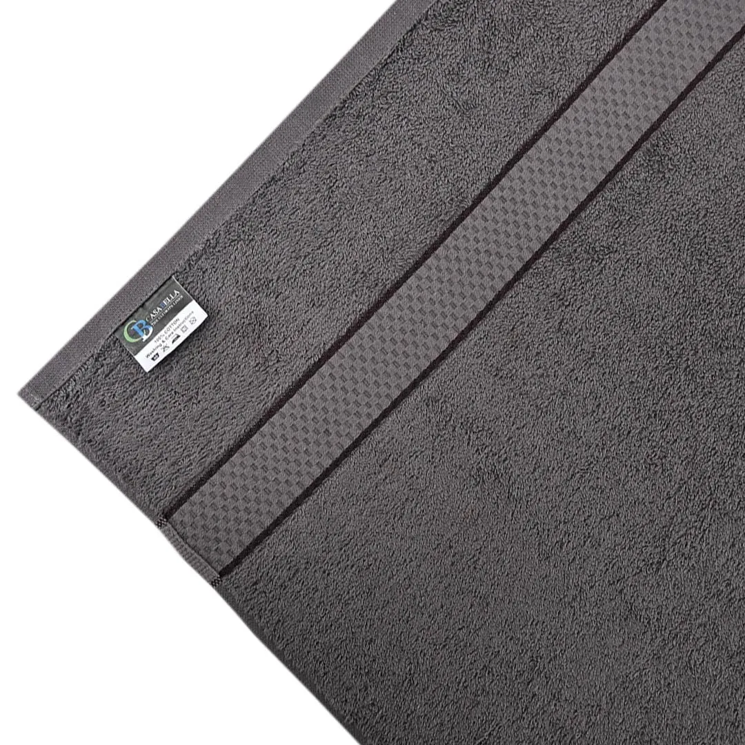 Luxury 100% Cotton Supreme Bath Towel – Dark Brown (27″ x 54″)
