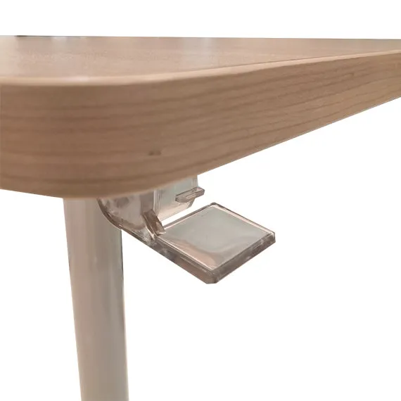 Mobile Single Pole Pneumatic Adjustable Desk