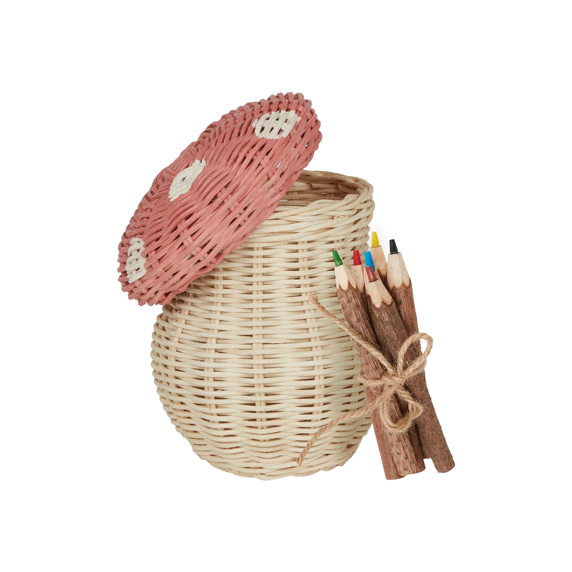 Olli Ella Porcini Basket - Musk