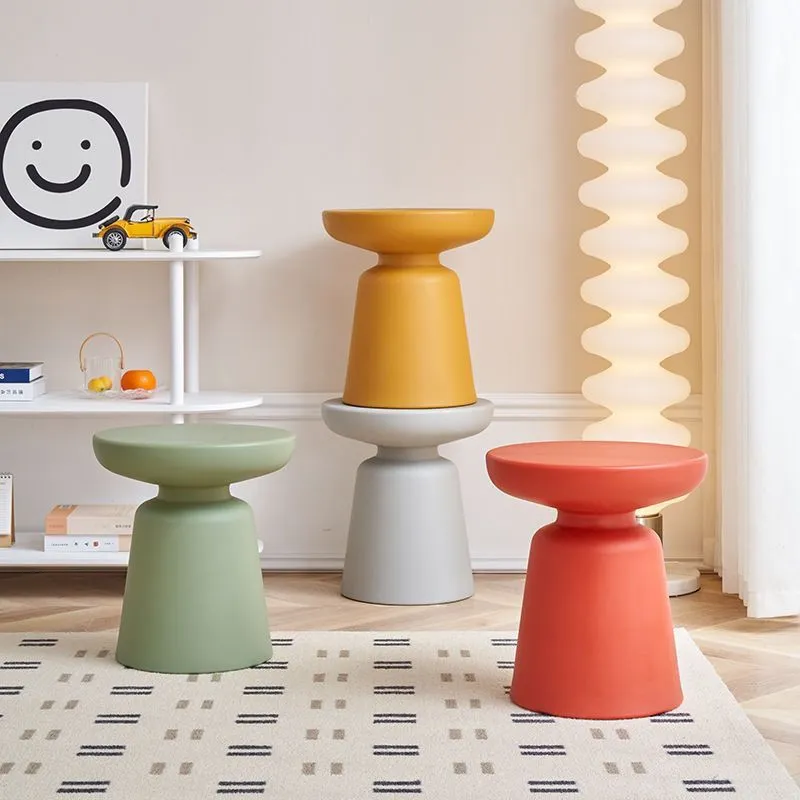 Pastel Color Stool Side Table