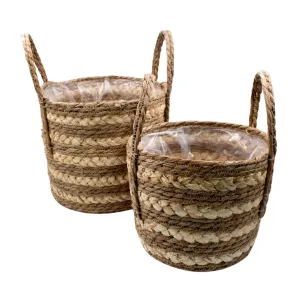 ROUND BASKET S/2
