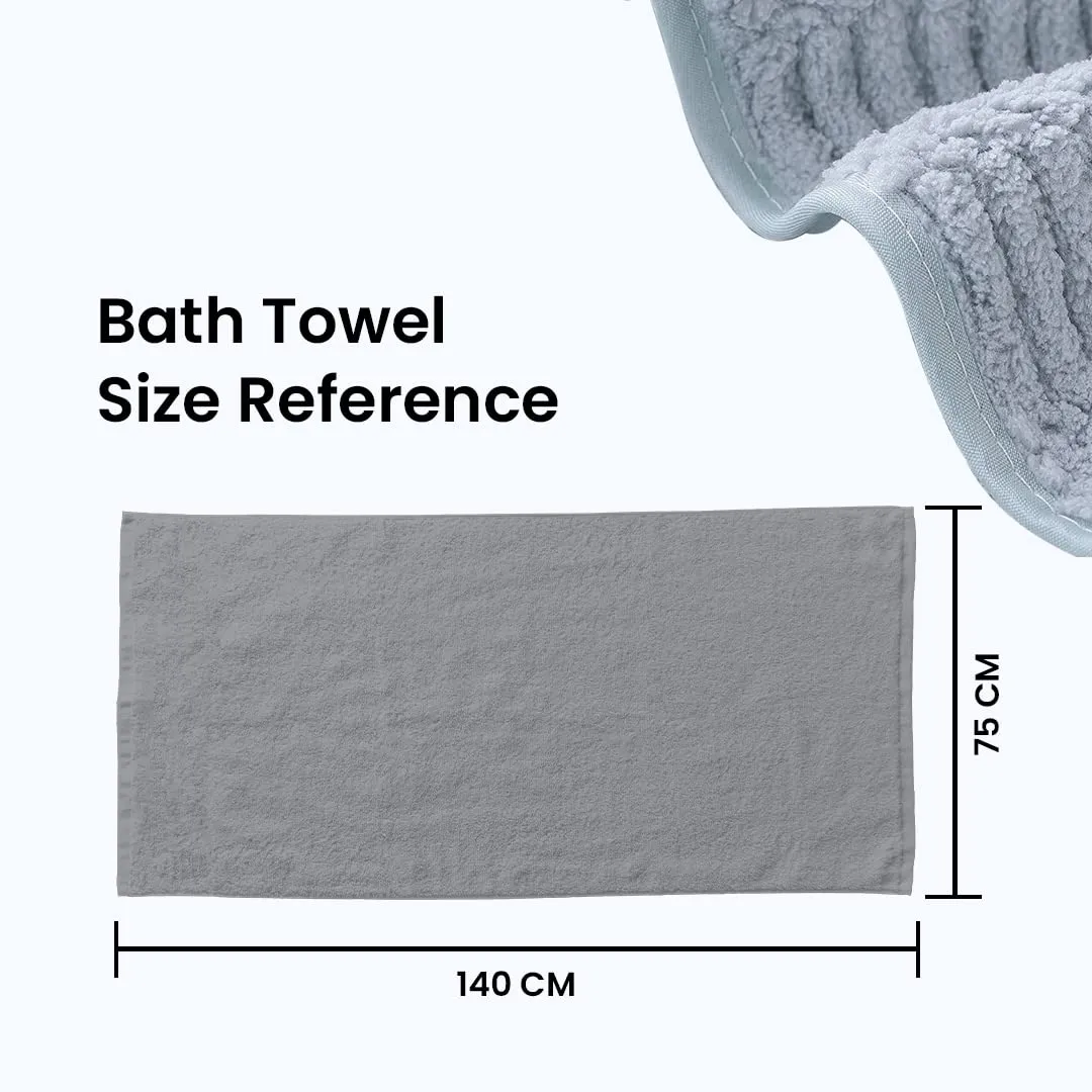The Better Home Microfiber Bath Towel for Bath | Soft, Lightweight, Absorbent and Quick Drying Bath Towel for Men & Women | 140cm X 70cm (Pack of 4, Pink Beige) (Pack of 1, Green)