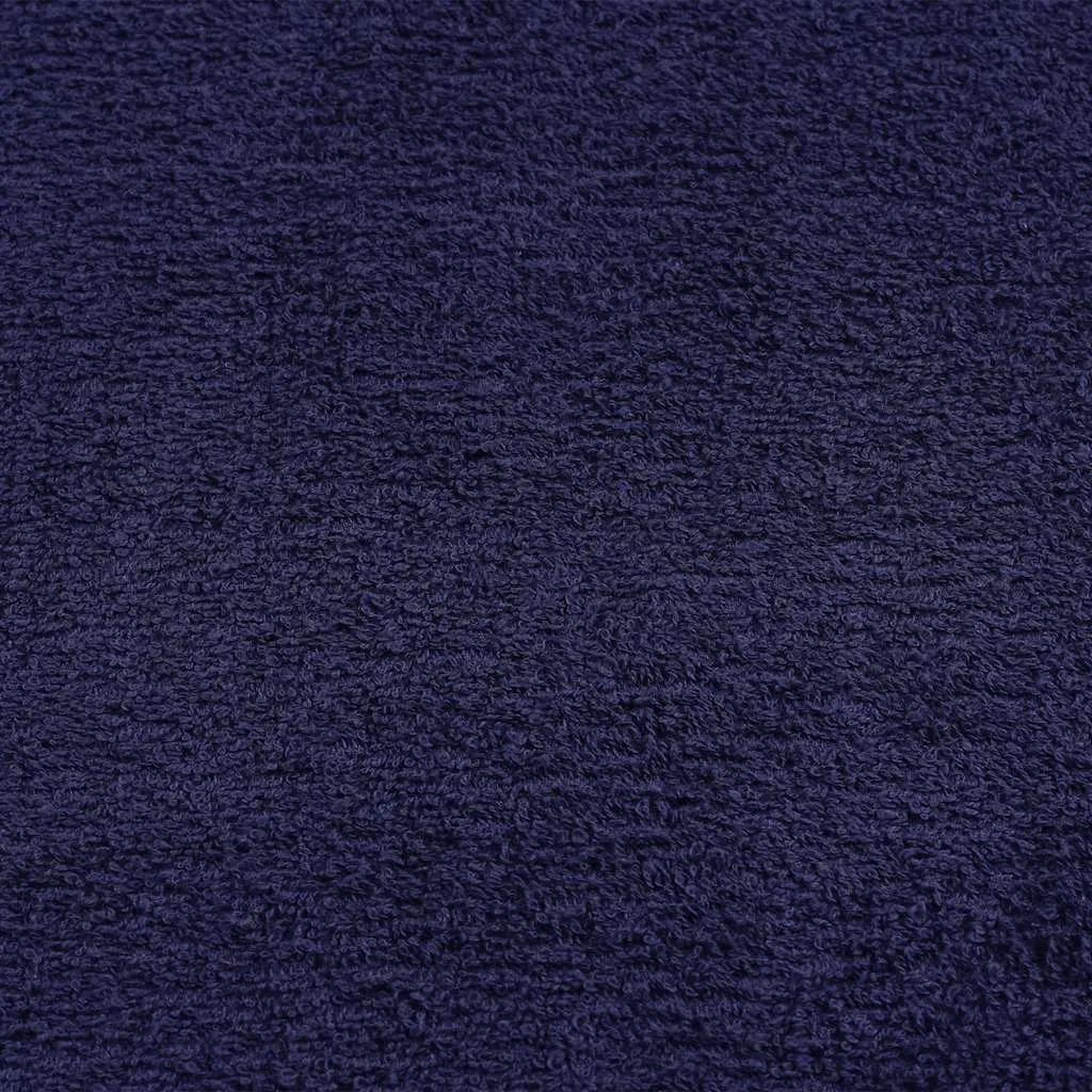 Towels 2 pcs Navy Blue 100x200 cm 360 gsm 100% Cotton